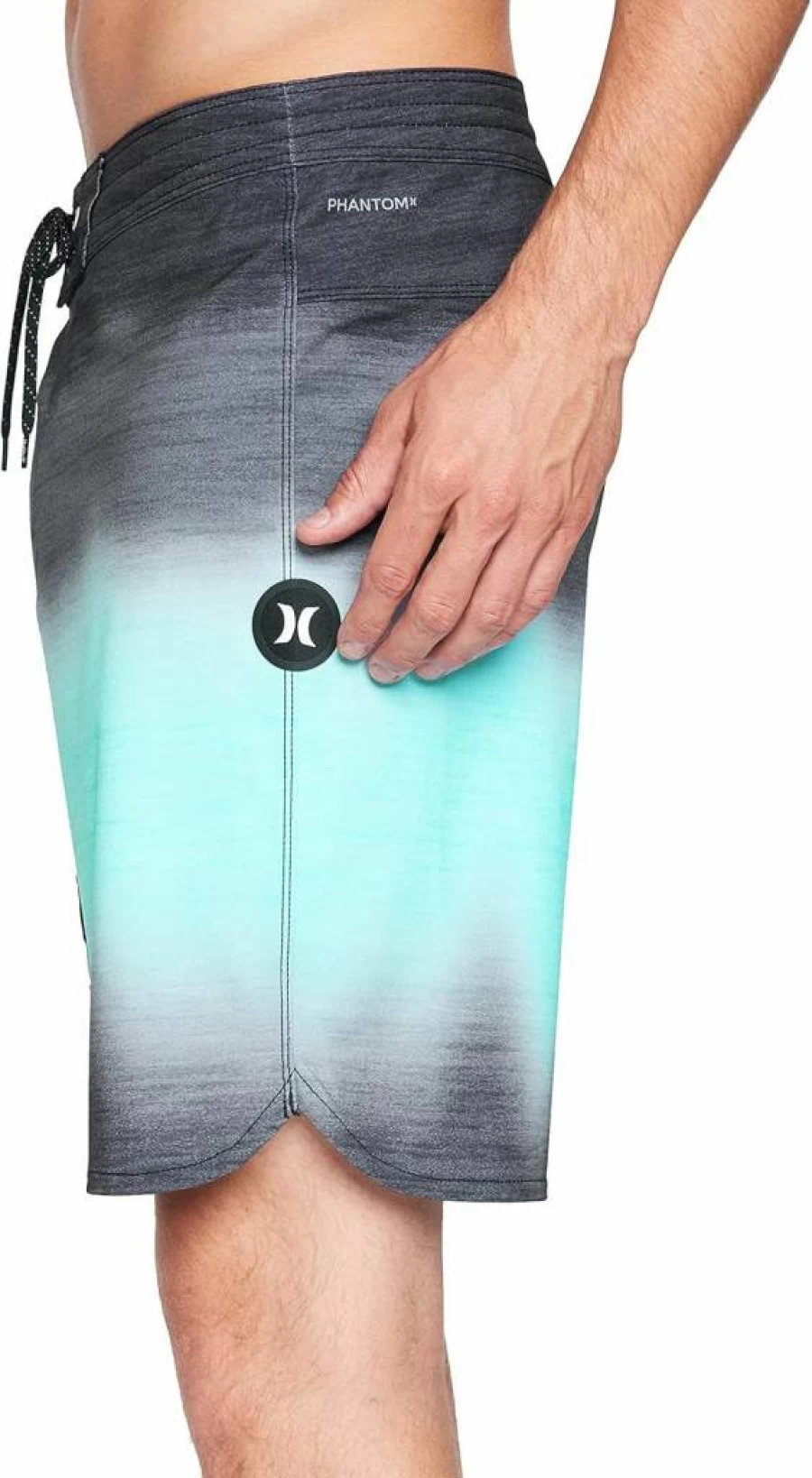 Hurley Phantom+ Block Party 2.0 18" Men's Swim Trunks | Quick-Dry Boardshorts for Surf & Beach