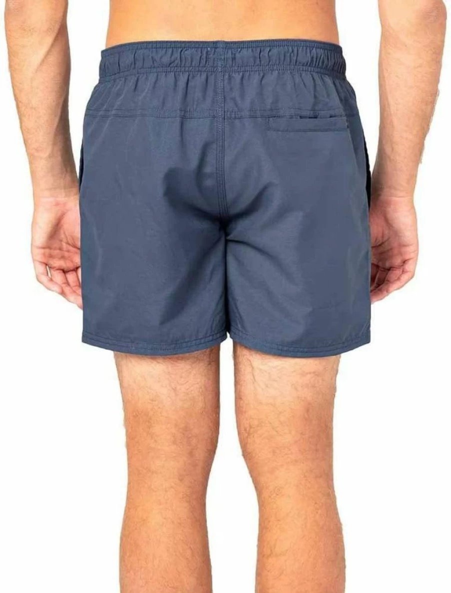 Rip Curl Men's 2025 Offset Volley Swim Boardshorts - Quick-Dry Navy Blue Surf Shorts