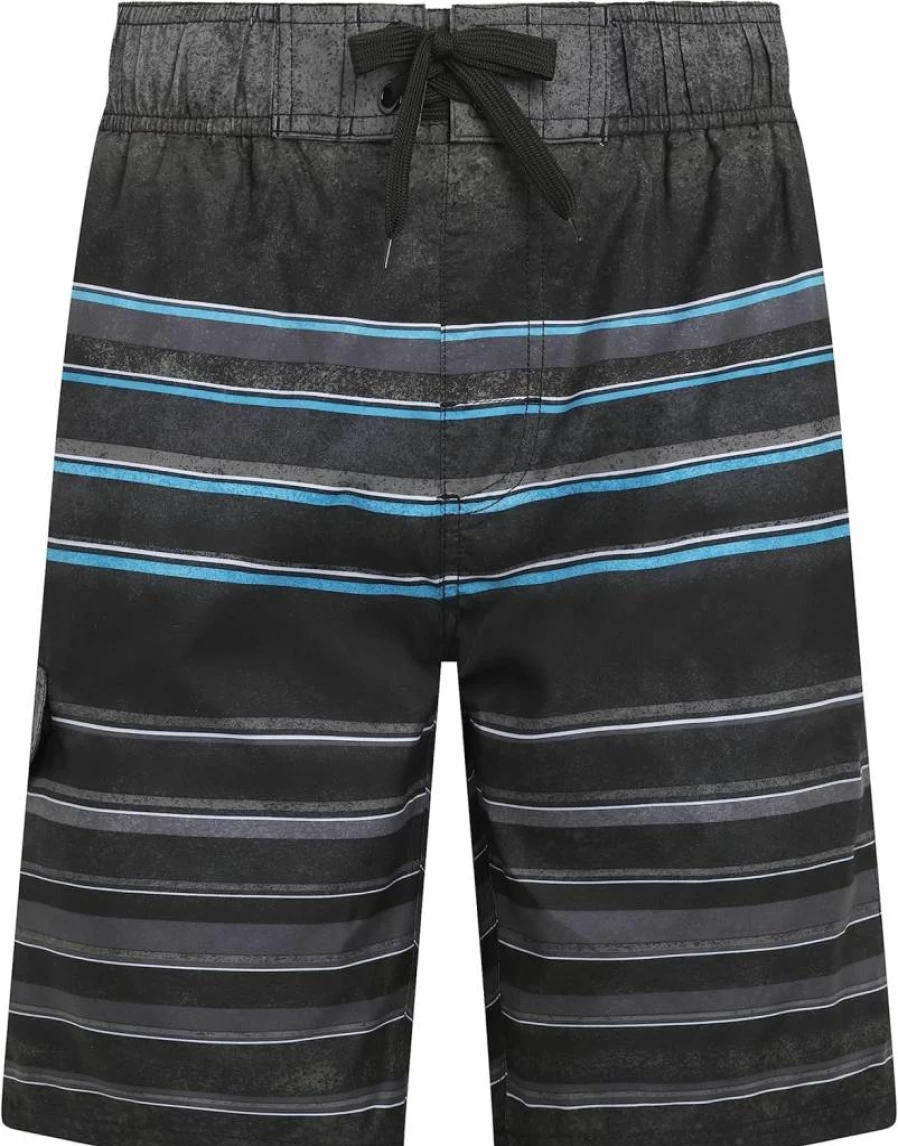 Kanu Surf Boys UPF 50+ Quick Dry Swim Trunks - Line Up Series Sun Protection Swimsuits for Kids