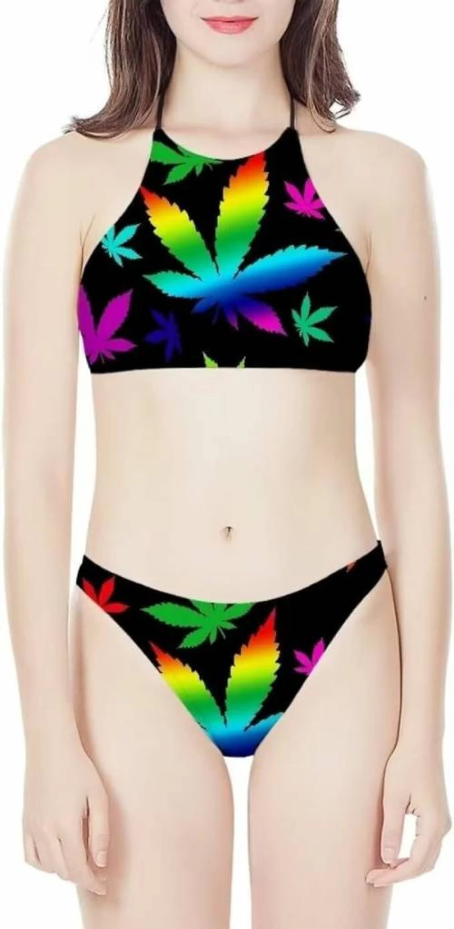 KEIAHUAN Matching Couple Swimwear Set: Women's Bikini & Men's Swim Trunks for Valentine's Day