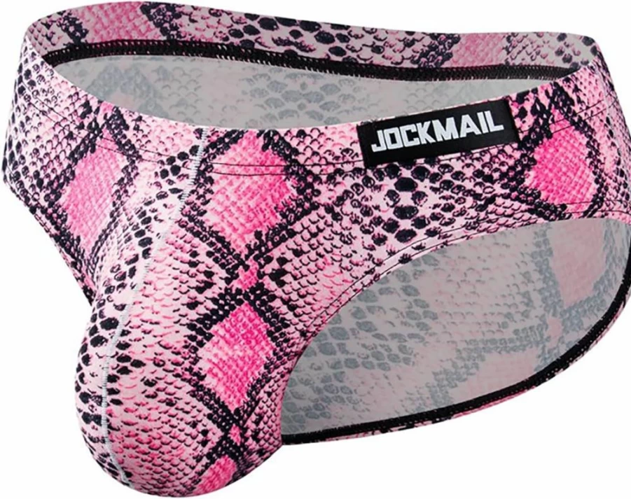 Faringoto Men's Leopard Print Jockstrap Briefs - Swimwear & Underwear for Male