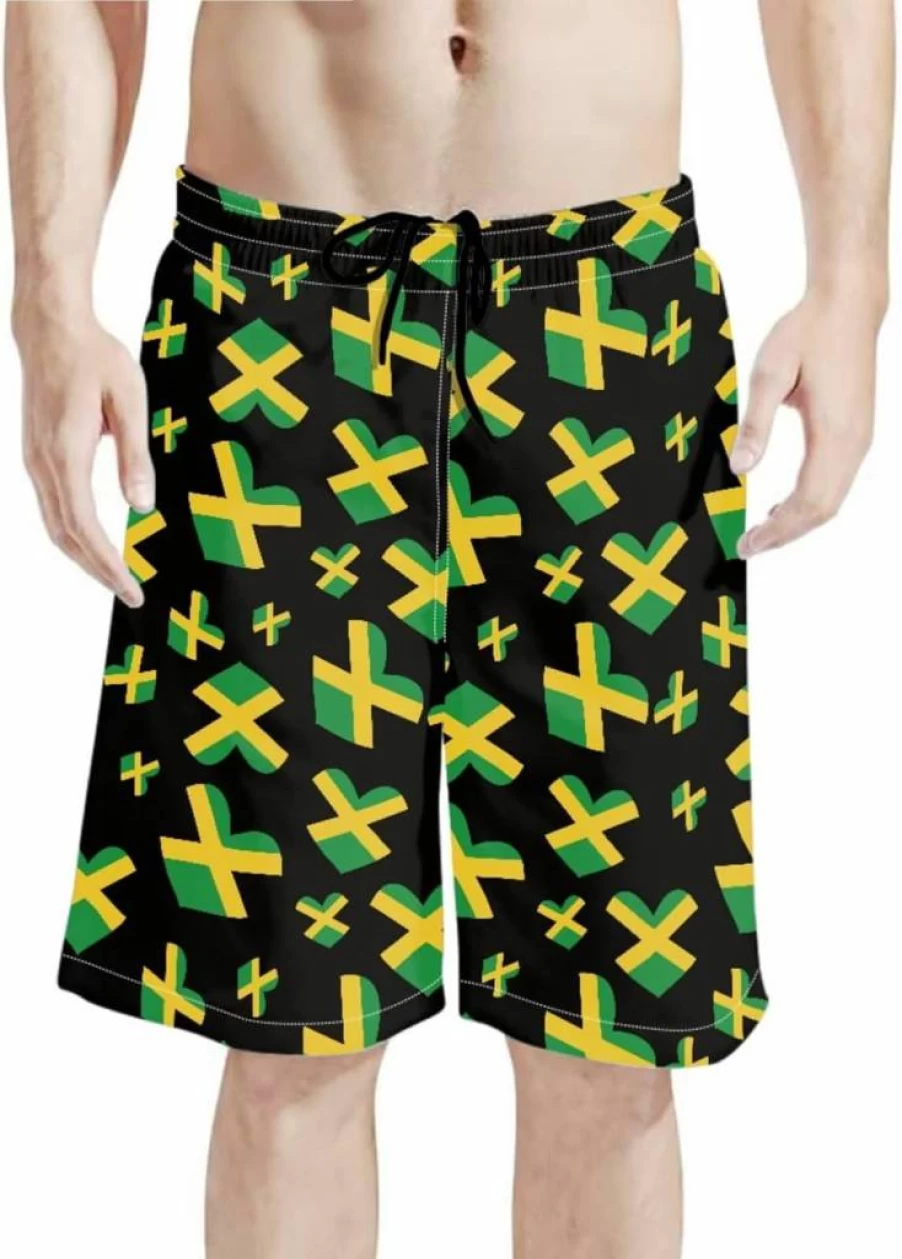 Gekhuqory Couple's Matching Patriotic Swimsuits - Women's Bikini & Men's Swim Trunks for Beach