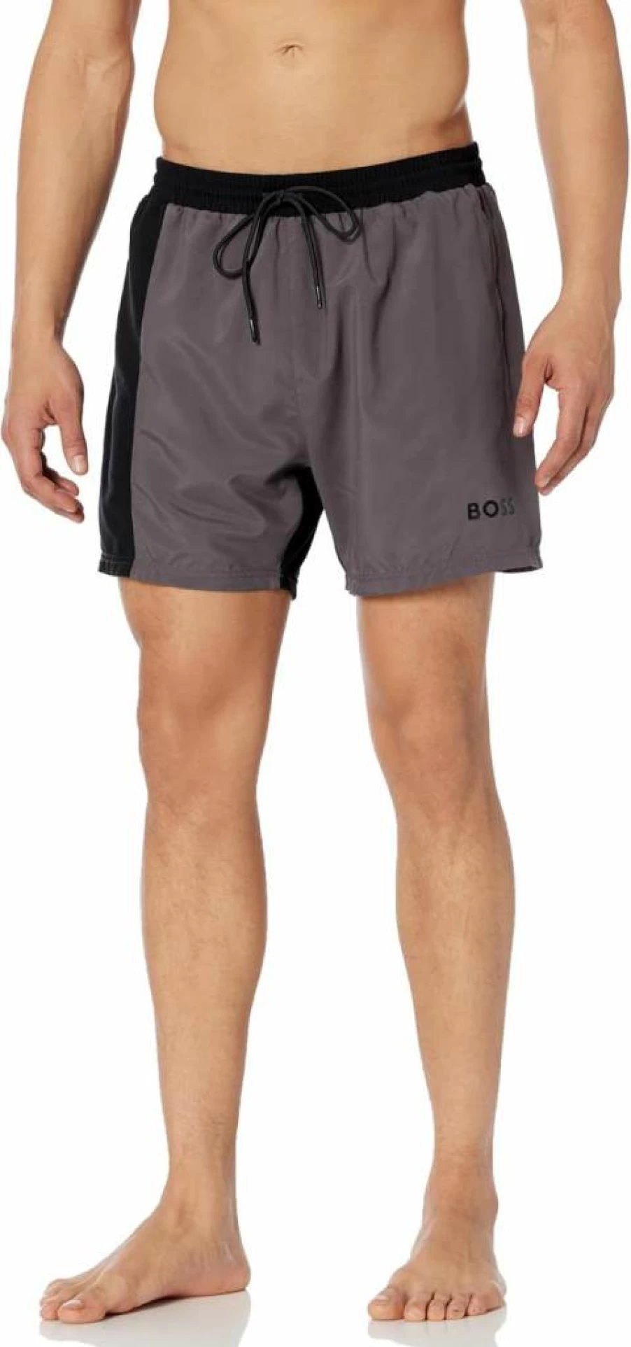 BOSS Men's Premium Beach Set - Towel, Swim Trunk & Carry Bag for Summer