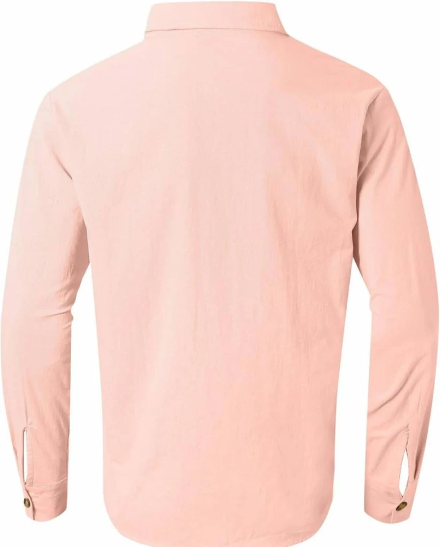 Men's Casual Long Sleeve Lapel Cardigan Shirt - Solid Color Holiday Tops for Men