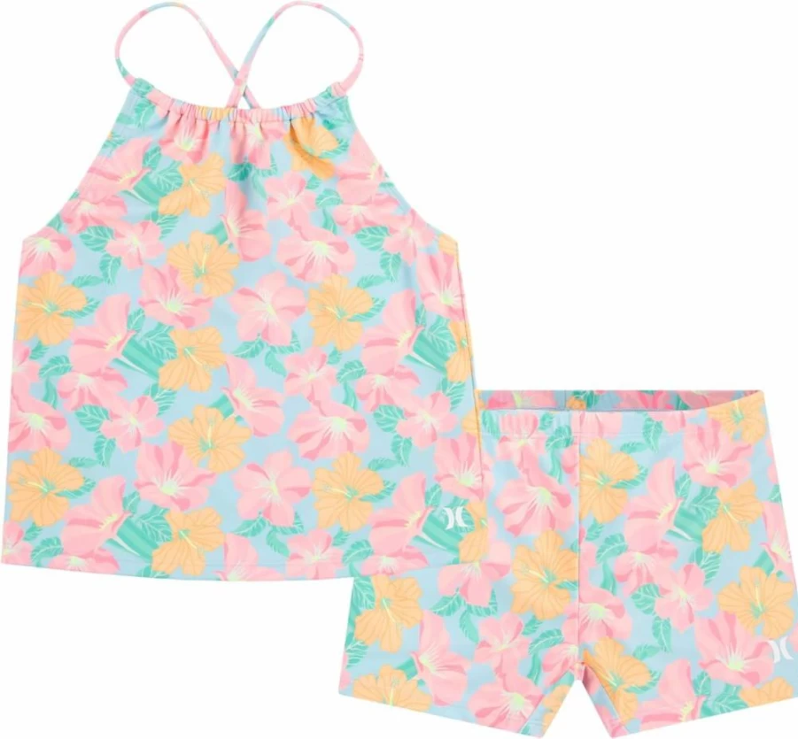 Hurley Girls 2-Piece Tankini Swimsuit for Kids | Comfortable & Stylish Swimwear