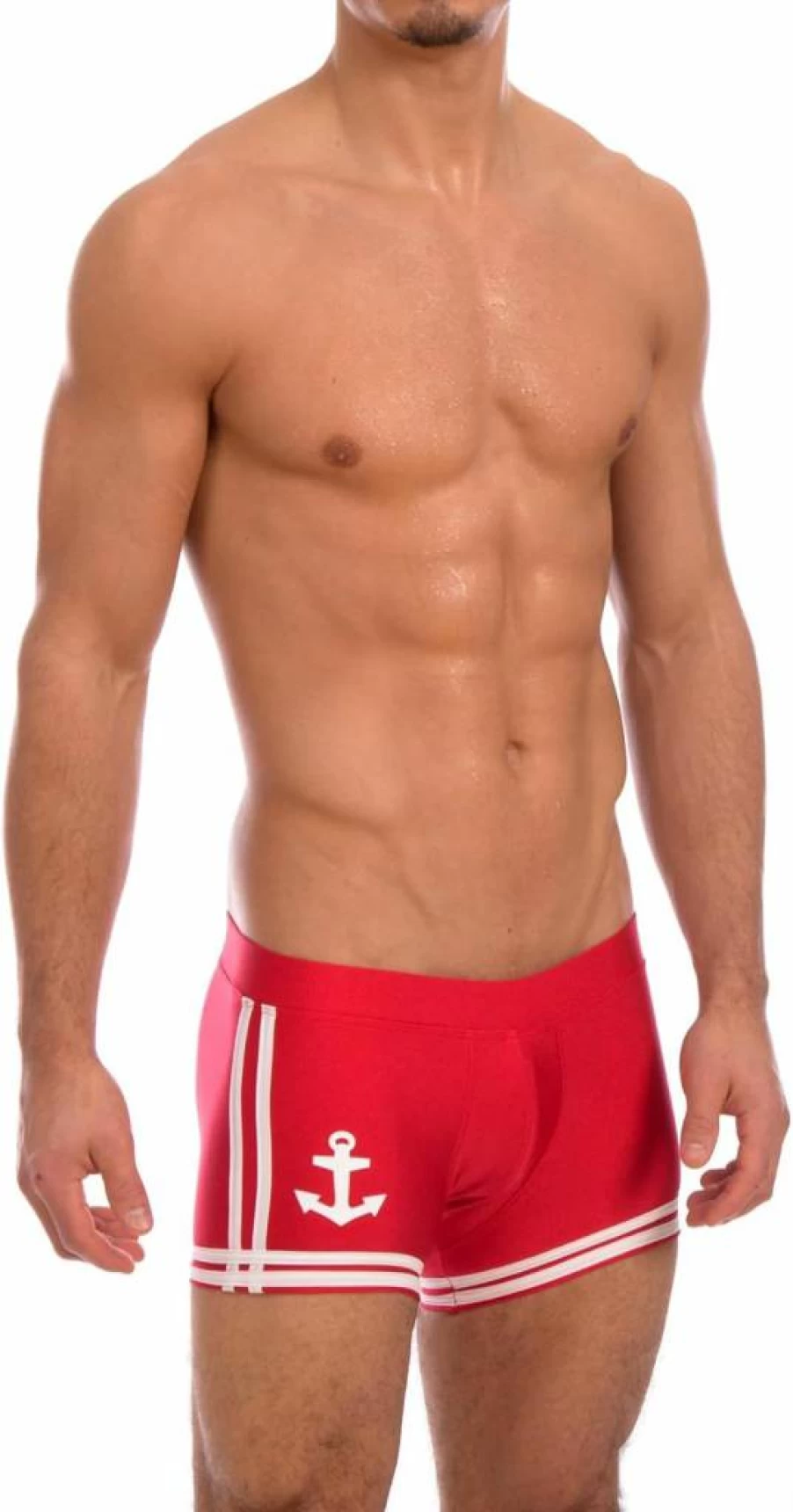 Gary Majdell Sport Men's Square Cut Swimsuit Brief - Quick Dry Swim Trunks for Men - Comfortable Sailor Boxer Swimwear