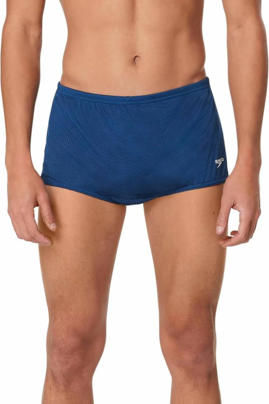 Speedo Men's Polyester Square Leg Swim Trunks for Training & Competition