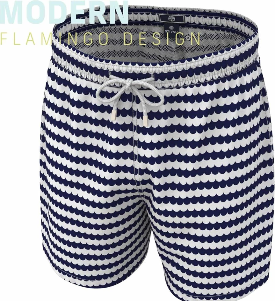 STIVANO VALIANI Matching Father & Son Swim Trunks - Modern Daddy & Boy Bathing Suits Set for Swimming