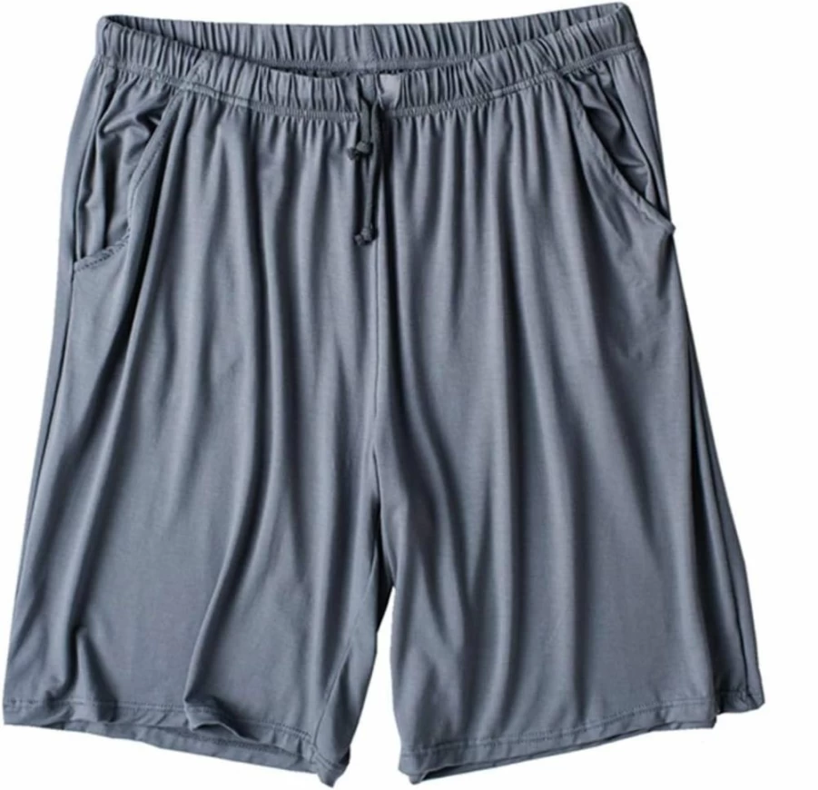 Men's Rayon Sleep Shorts - Soft Comfy Pajama Pants for Lounge & Outdoor - Generic Brand