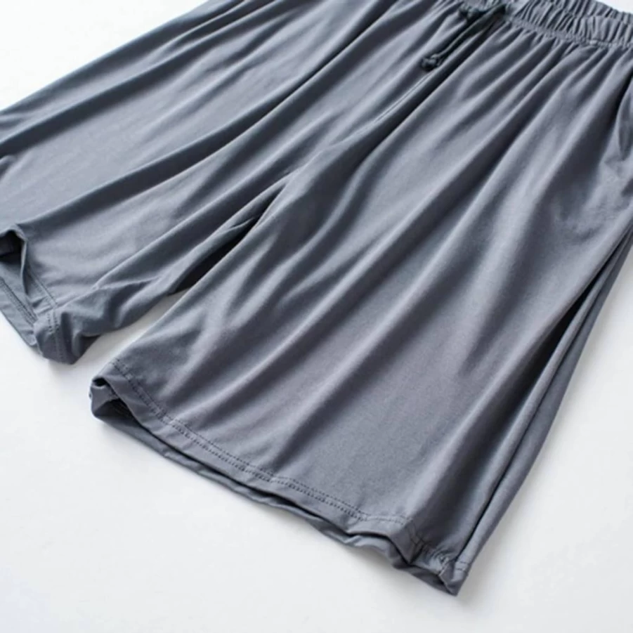 Men's Rayon Sleep Shorts - Soft Comfy Pajama Pants for Lounge & Outdoor - Generic Brand
