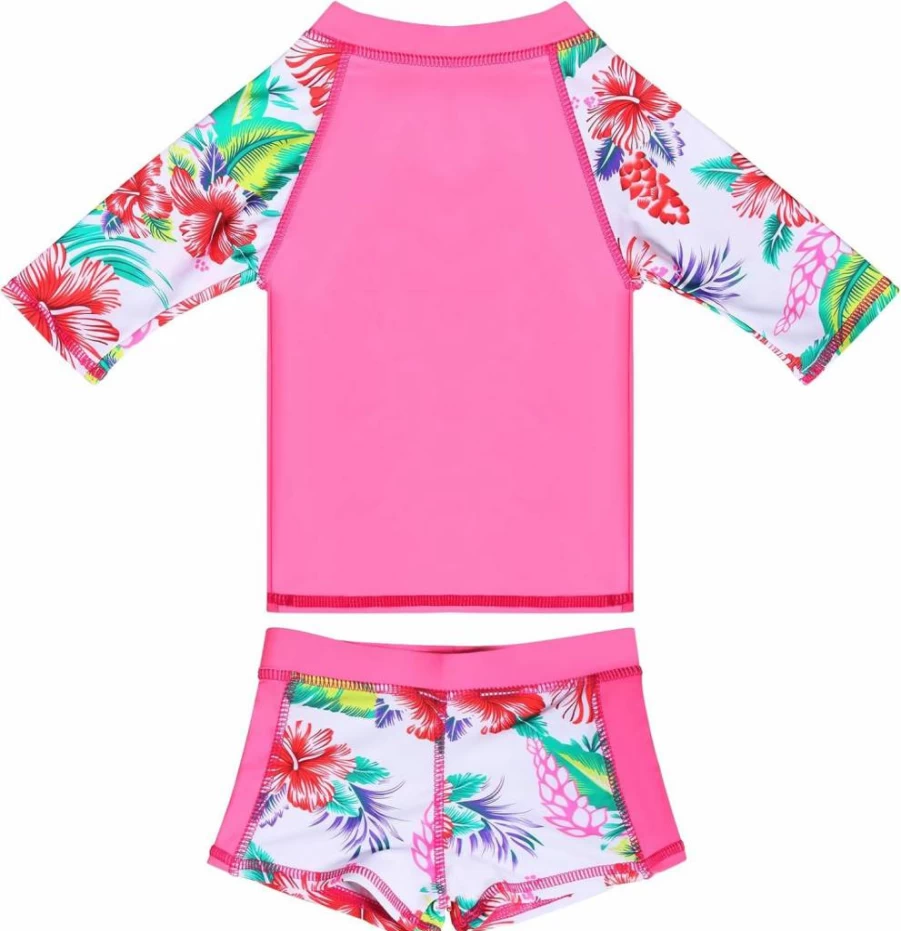 LOSORN ZPY UPF 50+ Baby Toddler Swimwear Set - 2 Piece Boys Girls Bathing Suit for Sun Protection