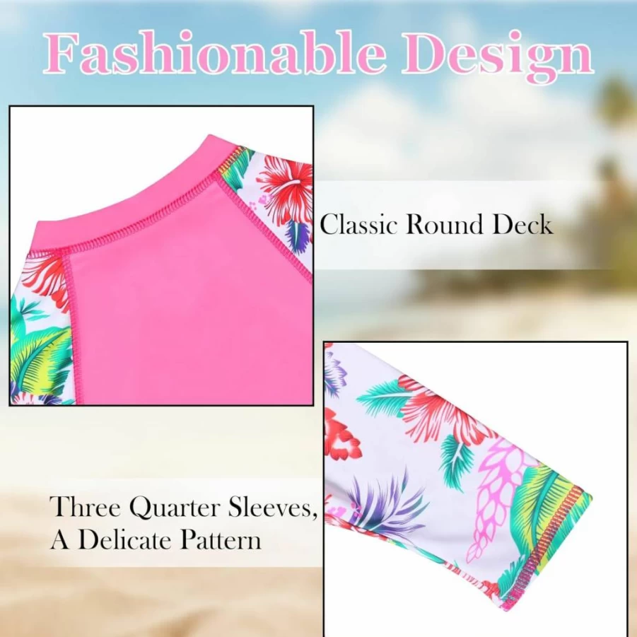 LOSORN ZPY UPF 50+ Baby Toddler Swimwear Set - 2 Piece Boys Girls Bathing Suit for Sun Protection