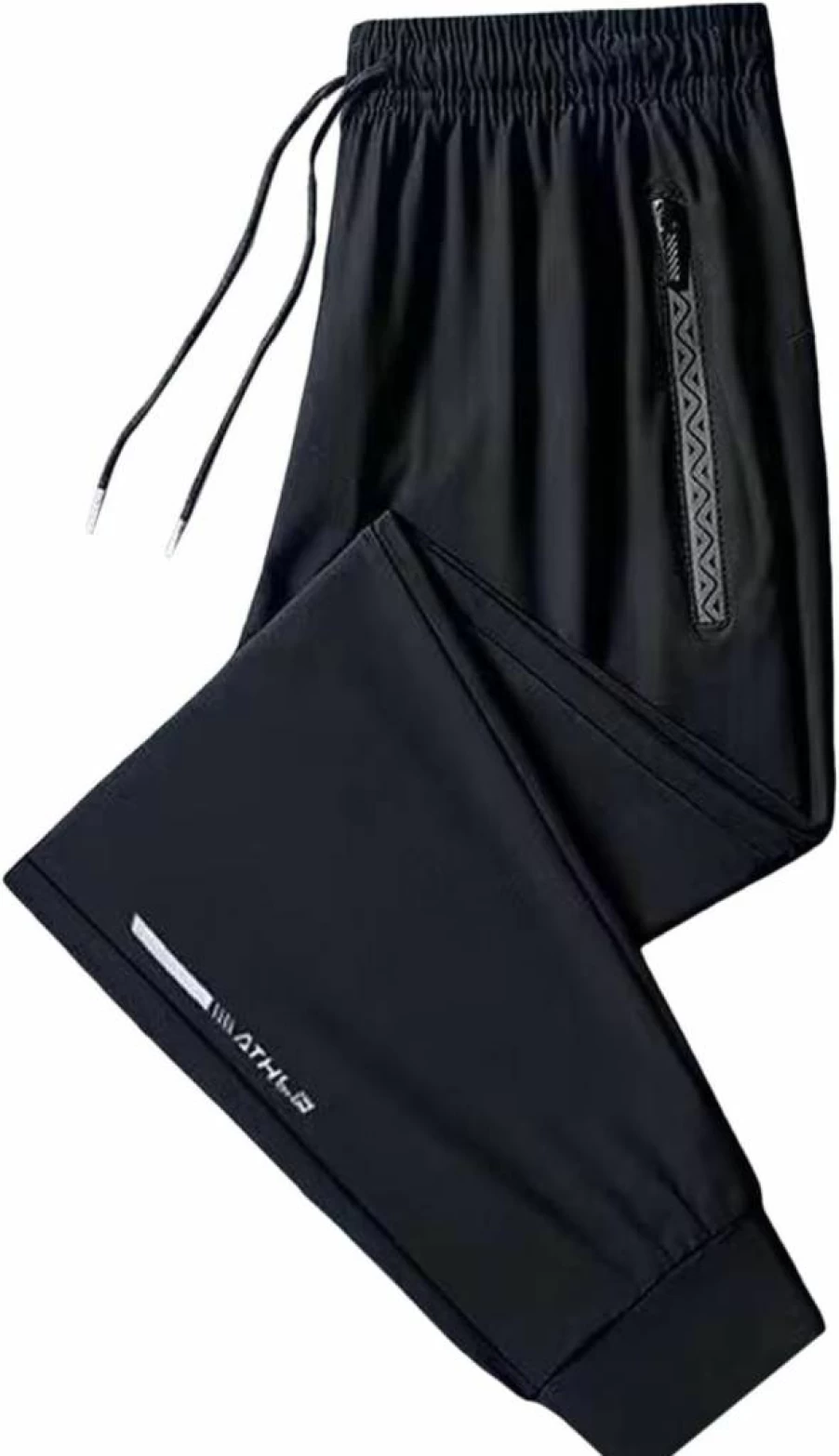 Men's Summer Ice Silk Loose Fit Quick-Dry Sports & Casual Harem Pants - Stretchable Comfortable Long Pants for Outdoor & Leisure