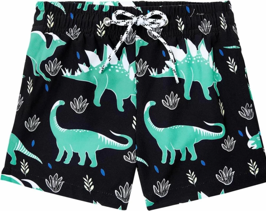 American Trends Boys Swim Trunks - Quick-Dry Toddler Swim Shorts with UPF 50+ for Kids & Youth, Beach & Pool Bathing Suit