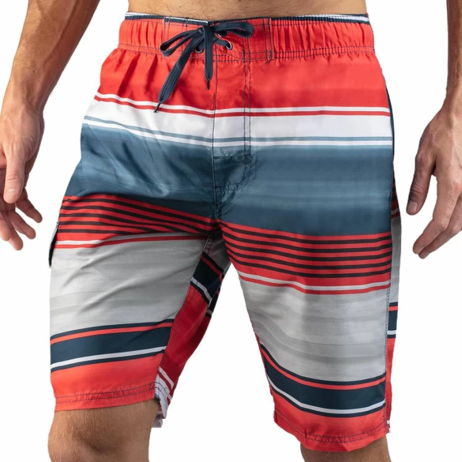 Kanu Surf Men's Quick-Dry Swim Trunks 9" Inseam Flex Bathing Suit for Men (Regular & Extended Sizes)