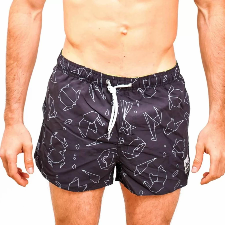 Taddlee Men's Quick-Dry Swim Trunks - Surf & Beach Board Shorts for Swimming, Comfortable Swimwear with Secure Pocket