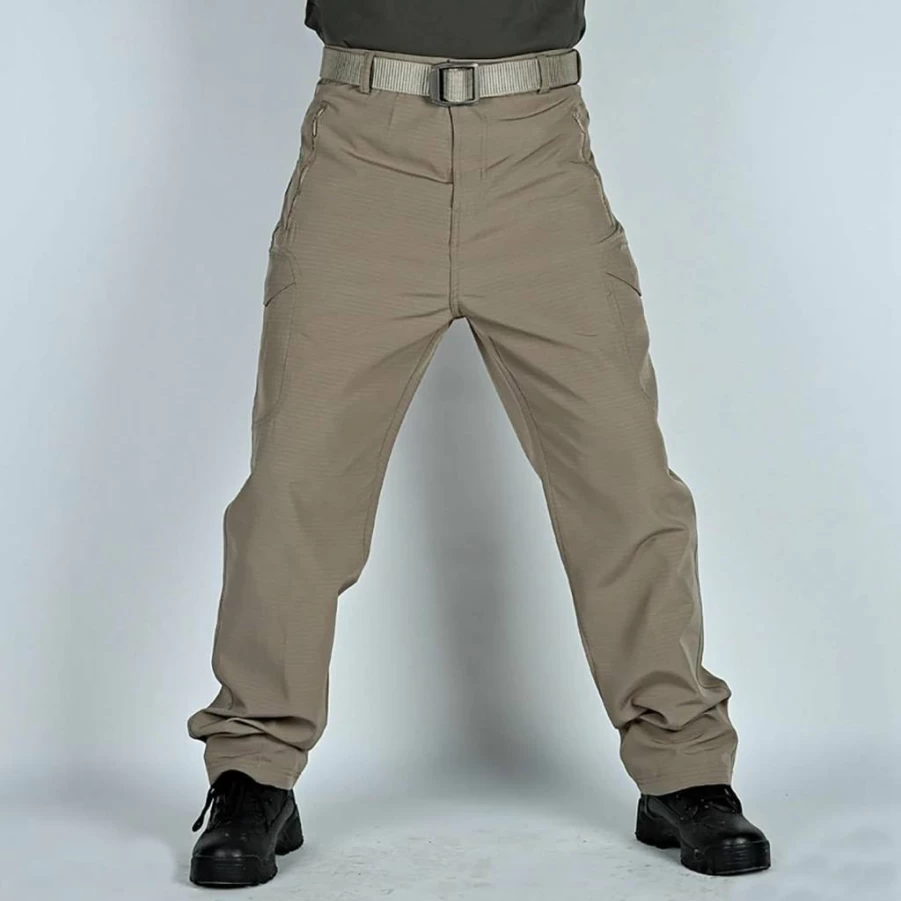 Men's Lightweight Summer Cargo Pants - Outdoor Hiking & Work Trousers for Men
