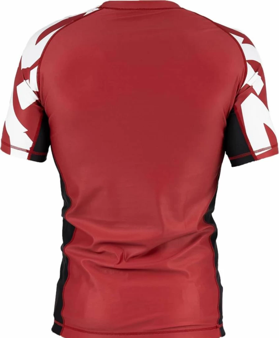 SCRAMBLE Baka Short Sleeve Rashguard - UPF Sun Protection, Quick-Dry, Lightweight Men's Training Shirt for MMA, BJJ, and Martial Arts