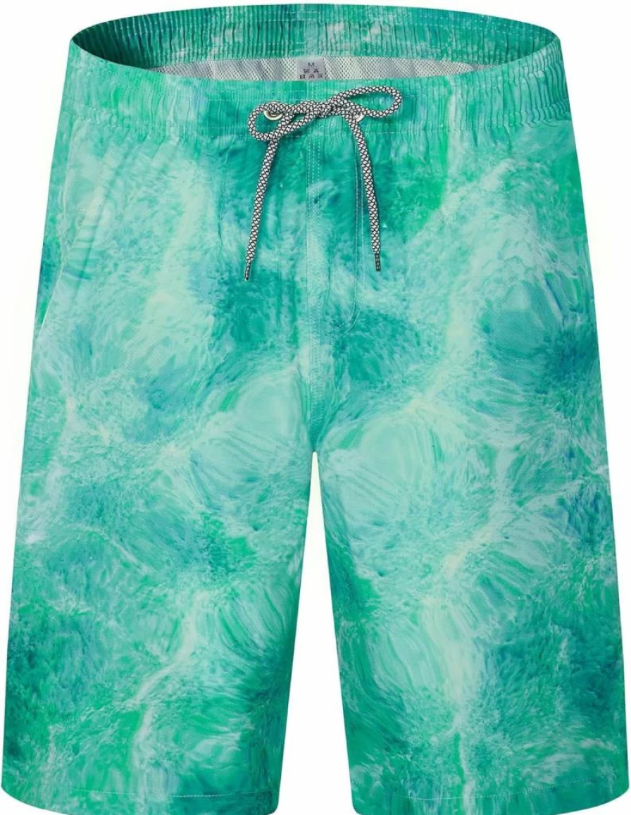 ELETOP Men's Quick Dry Swim Trunks with Mesh Lining - Beach, Board Shorts & Bathing Suit for Swimming