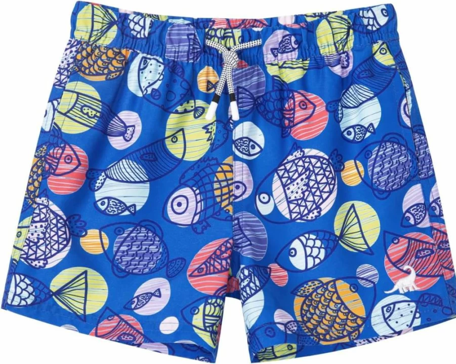 SURF CUZ UPF 50+ Boys Swim Trunks - Quick Dry Toddler Beach Shorts for Kids