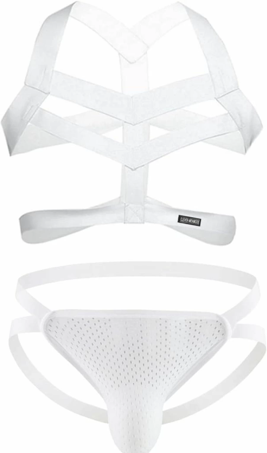 SDGTMJSY Men's Bikini Lingerie Set - Elastic Chest Harness & G-String Jockstrap with Shoulder Strap for Sexy Fashion Underwear